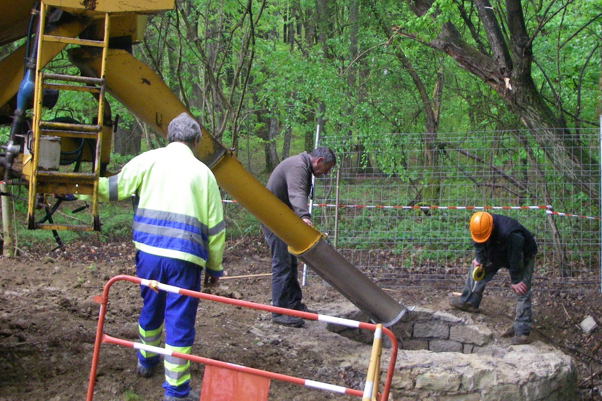 Fermeture d'un puit après expertise